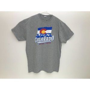 Fruit of Loom Colorado Mens XXL Gray T Shirt *11